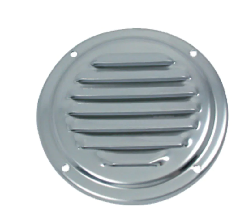 RVS Ventilatierooster rond 153mm