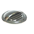 Regenkapje  voor ronde RVS Ventilatierooster